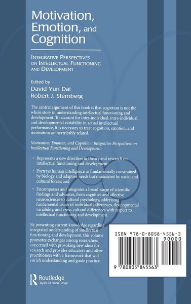 Produktbild: Motivation, Emotion, and Cognition