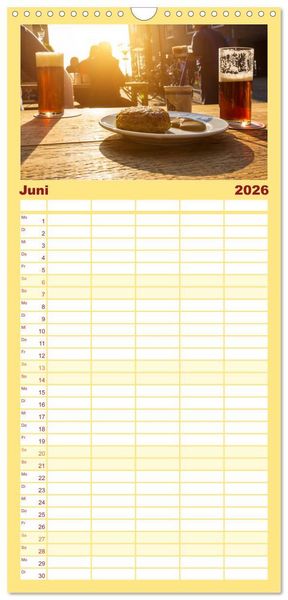 Produktbild: Familienplaner 2026 - D&uuml;sseldorfer - Ansichten mit 5 Spalten (Wandkalender, 21 x 45 cm) CALVENDO
