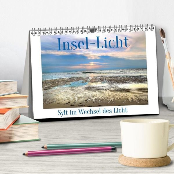 Produktbild: Insel-Licht. Sylt im Wechsel des Lichts (Tischkalender 2027 DIN A5 quer), CALVENDO Monatskalender