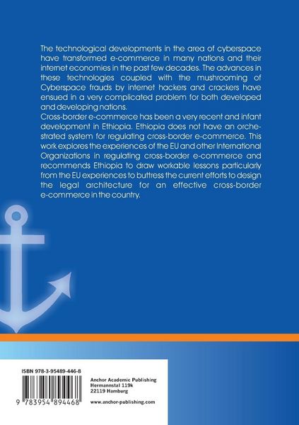 Produktbild: The Legal Architecture for E-Commerce in Ethiopia: Lessons from the EU Experiences