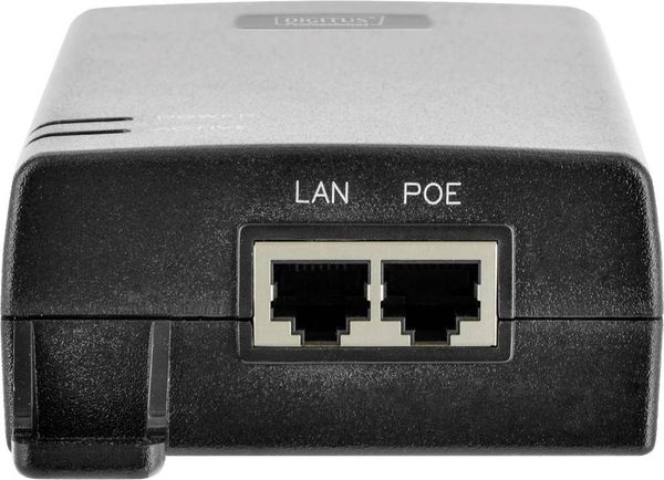 Produktbild: Digitus DN-95104 PoE Injektor 1 GBit/s IEEE 802.3at (25.5 W), IEEE 802.3af (12.95 W)