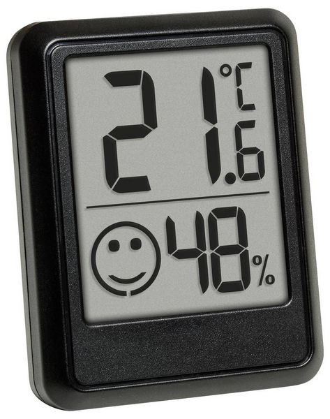 Produktbild: TFA Dostmann Hygrometer Schwarz 30.5060.01