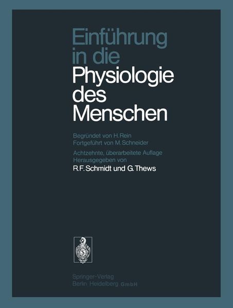 Produktbild: Einf&uuml;hrung in die Physiologie des Menschen