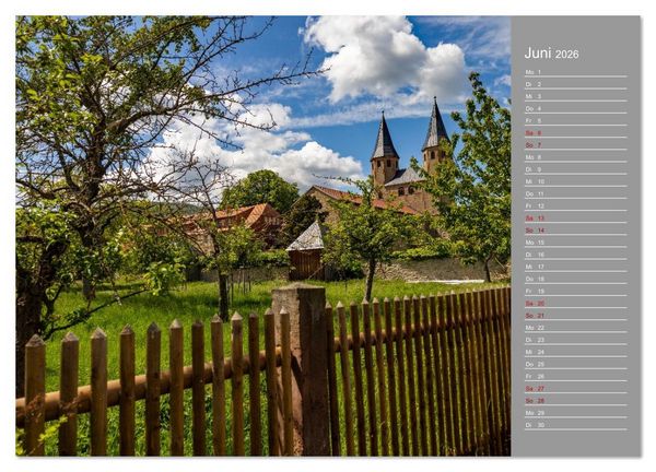 Produktbild: Kloster Dr&uuml;beck-Ehemalige Harzer Benediktiner-Abtei (hochwertiger Premium Wandkalender 2026 DIN A2 quer), Kunstdruck in Hochglanz