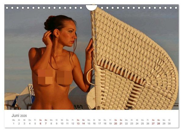 Produktbild: Akt und Meer (Wandkalender 2026 DIN A4 quer), CALVENDO Monatskalender