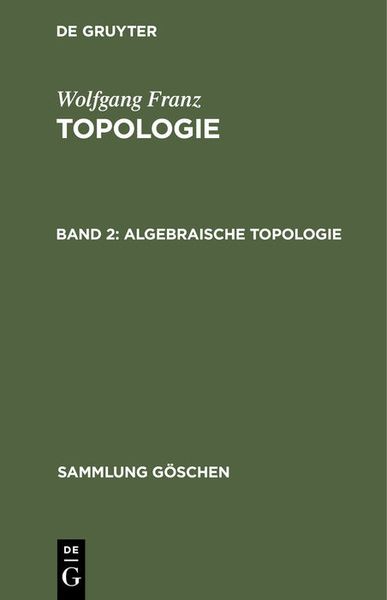 Produktbild: Algebraische Topologie