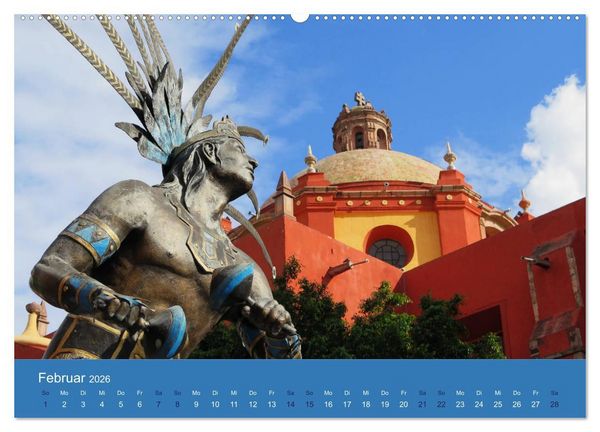 Produktbild: Viva Mexiko - Farben und Freude (hochwertiger Premium Wandkalender 2026 DIN A2 quer), Kunstdruck in Hochglanz