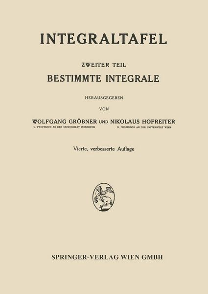 Produktbild: Integraltafel