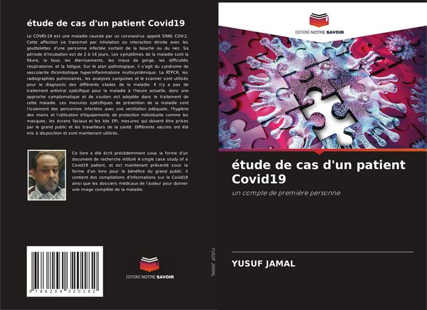 Produktbild: &Eacute;tude de cas d'un patient Covid19