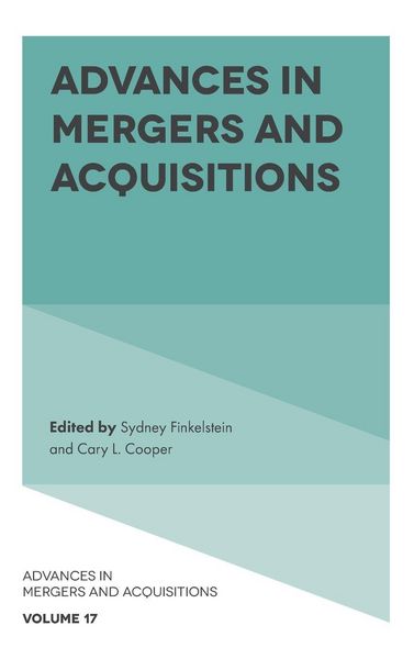 Produktbild: Advances in Mergers and Acquisitions