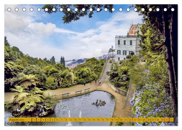 Produktbild: Madeira, Insel im ewigen Fr&uuml;hling (Tischkalender 2026 DIN A5 quer), CALVENDO Monatskalender