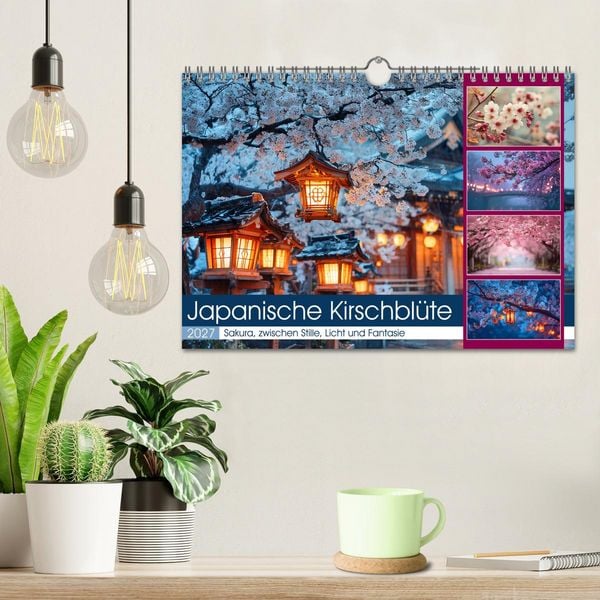 Produktbild: Japanische Kirschbl&uuml;te (Wandkalender 2027 DIN A4 quer), CALVENDO Monatskalender