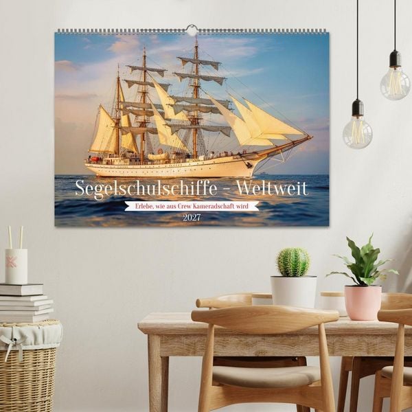 Produktbild: Segelschulschiffe - Weltweit (Wandkalender 2027 DIN A2 quer), CALVENDO Monatskalender