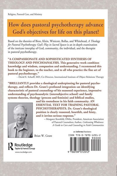 Produktbild: A Theology for Pastoral Psychotherapy