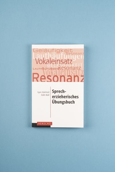 Produktbild: Sprecherzieherisches &Uuml;bungsbuch