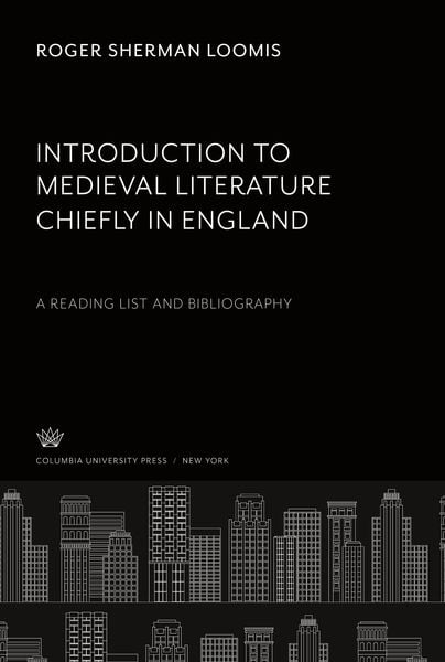 Produktbild: Introduction to Medieval Literature Chiefly in England