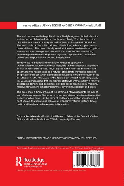 Produktbild: The Biopolitics of Lifestyle