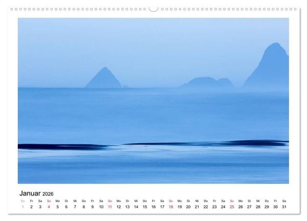 Produktbild: Neuseeland - ein Naturparadies (Wandkalender 2026 DIN A2 quer), CALVENDO Monatskalender