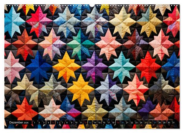 Produktbild: Patchwork - Farben und Formen (Wandkalender 2026 DIN A2 quer), CALVENDO Monatskalender