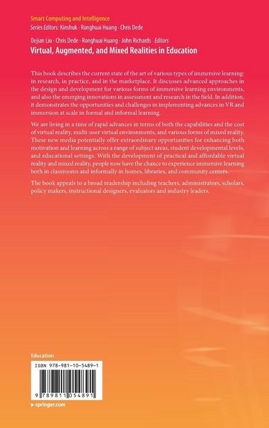 Produktbild: Virtual, Augmented, and Mixed Realities in Education