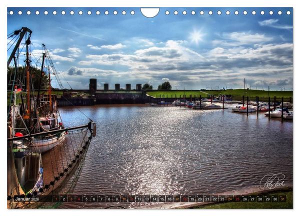 Produktbild: Friesland - Nordseebad Dangast / CH-Version (Wandkalender 2026 DIN A4 quer), CALVENDO Monatskalender