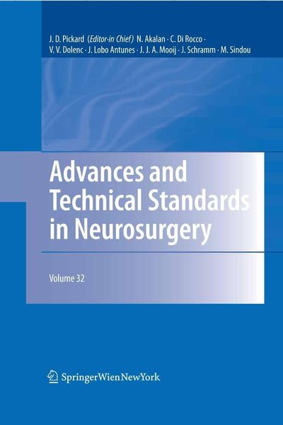 Produktbild: Advances and Technical Standards in Neurosurgery Vol. 32