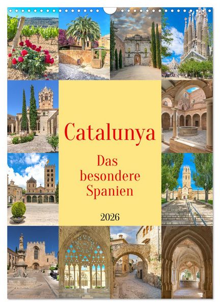 Produktbild: Catalunya, das besondere Spanien (Wandkalender 2026 DIN A3 hoch), CALVENDO Monatskalender