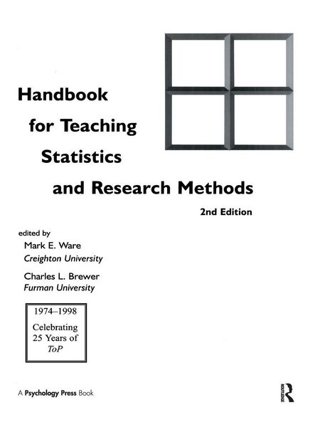 Produktbild: Handbook for Teaching Statistics and Research Methods