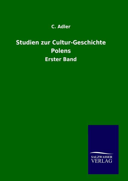 Produktbild: Studien zur Cultur-Geschichte Polens