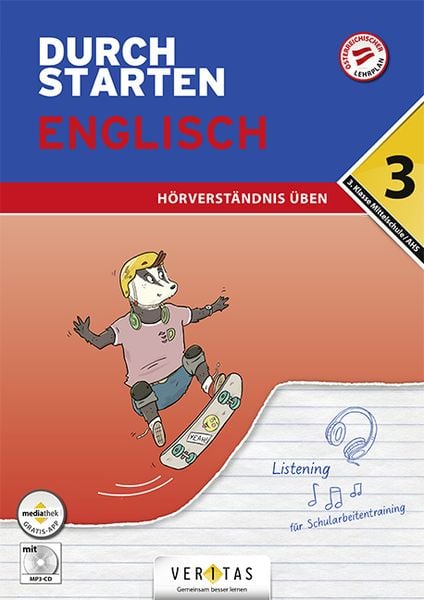 Produktbild: Durchstarten Englisch 3. Klasse Mittelschule/AHS H&ouml;rverst&auml;ndnis &uuml;ben (mit Audio-CD)