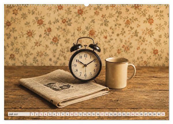 Produktbild: Nostalgische Augenblicke (Wandkalender 2027 DIN A2 quer), CALVENDO Monatskalender