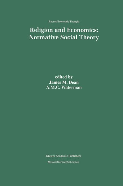 Produktbild: Religion and Economics: Normative Social Theory
