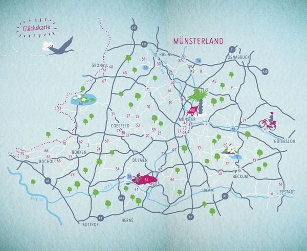 Produktbild: Blaue Gl&uuml;cksorte im M&uuml;nsterland
