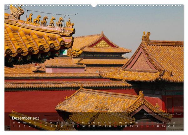 Produktbild: Erlebe China (Wandkalender 2026 DIN A2 quer), CALVENDO Monatskalender