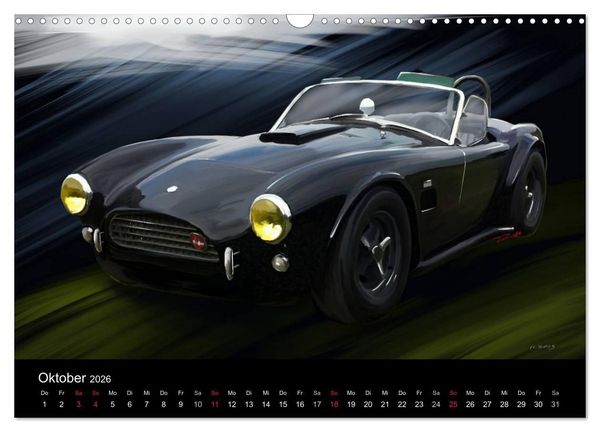Produktbild: Classic Car Art by Reinhold Art&acute;s (Wandkalender 2026 DIN A3 quer), CALVENDO Monatskalender