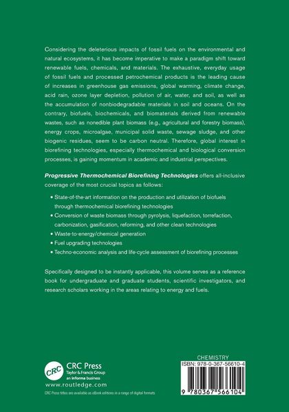 Produktbild: Progressive Thermochemical Biorefining Technologies