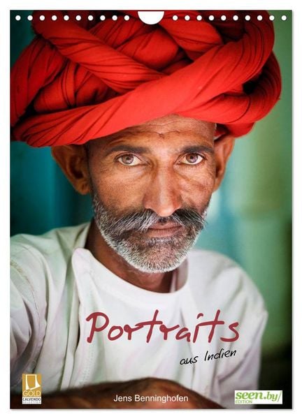 Produktbild: Portraits aus Indien (Wandkalender 2026 DIN A4 hoch), CALVENDO Monatskalender
