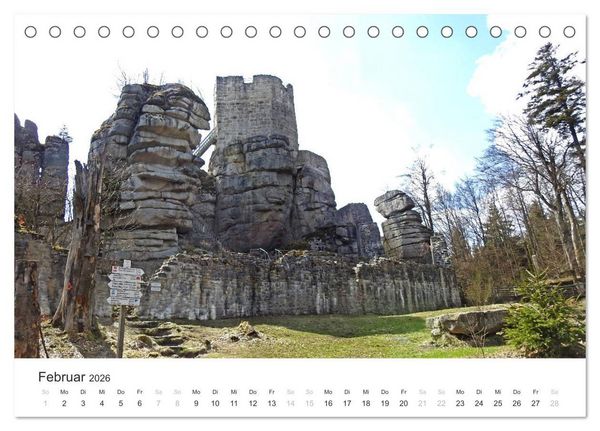 Produktbild: OBERPFALZ KULT.L - Urlaub in Nord-Bayern (Tischkalender 2026 DIN A5 quer), CALVENDO Monatskalender