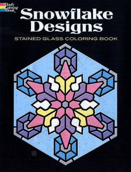 Produktbild: Snowflake Designs Stained Glass Coloring Book