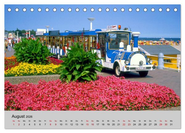 Produktbild: Travem&uuml;nde maritim (Tischkalender 2026 DIN A5 quer), CALVENDO Monatskalender