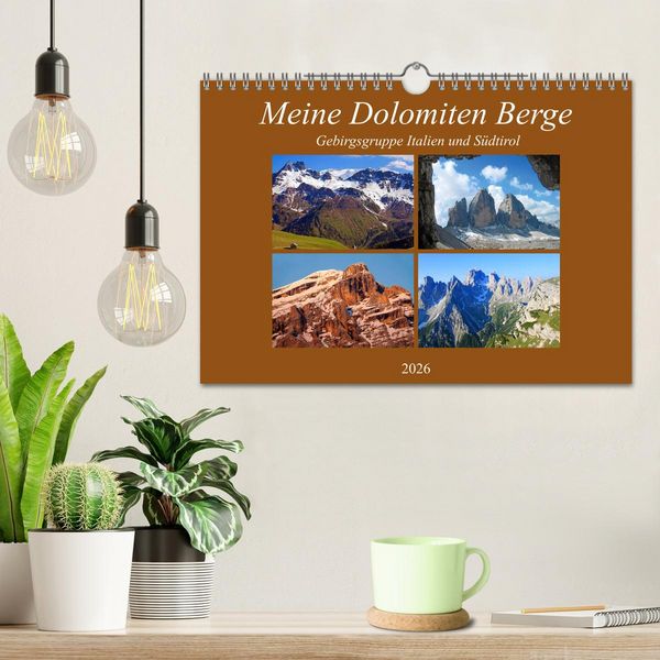 Produktbild: Meine Dolomiten Berge (Wandkalender 2026 DIN A4 quer), CALVENDO Monatskalender