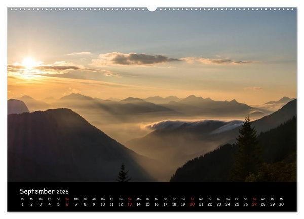 Produktbild: Wandern in Europa (hochwertiger Premium Wandkalender 2026 DIN A2 quer), Kunstdruck in Hochglanz