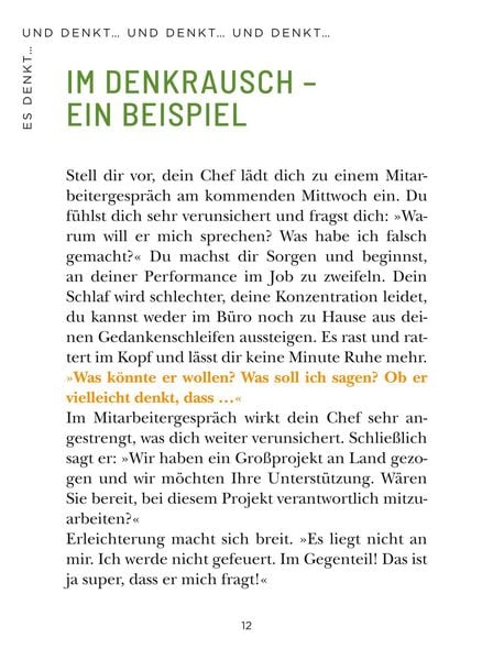Produktbild: Die 1-Minuten-Strategie gegen Overthinking