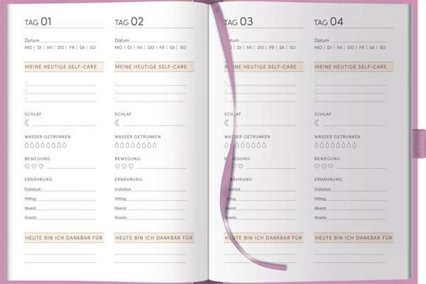 Produktbild: Self-care-Tagebuch Flieder