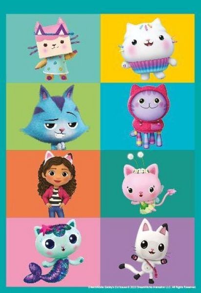 Produktbild: Gabby's Dollhouse: Katzenstarker Sticker- und Malspa&szlig;