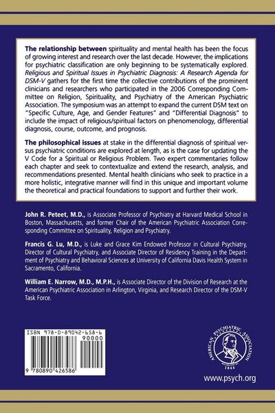 Produktbild: Religious and Spiritual Issues in Psychiatric Diagnosis