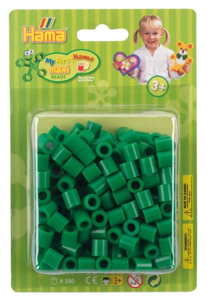 Produktbild: HAMA Maxi Blister-Packung mit 250 Perlen Gr&uuml;n
