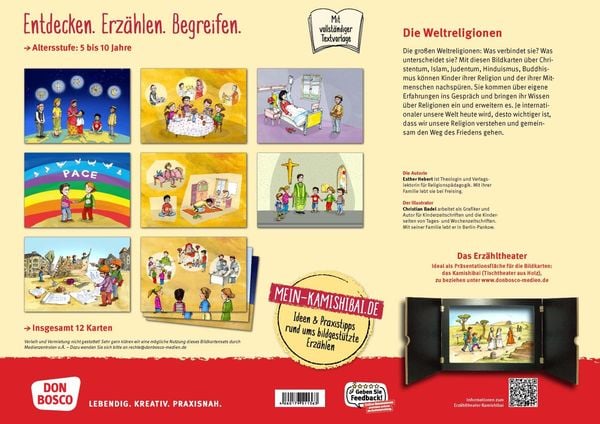 Produktbild: Weltreligionen: Was uns verbindet. Kamishibai Bildkartenset.