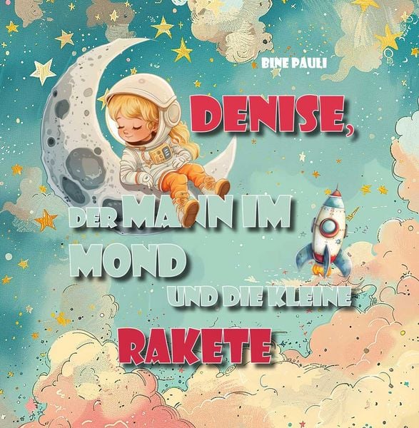 Denise, der Mann im Mond und die kleine Rakete, Gebundene Ausgabe von Bine Pauli, Paramon, 978-3-03830-966-6