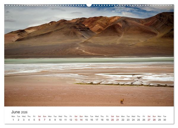 Produktbild: A quick trip to Argentina and Chile (High Quality Premium Wall Calendar 2026 DIN A2 landscape),CALVENDO 12 Month Wall Calendar